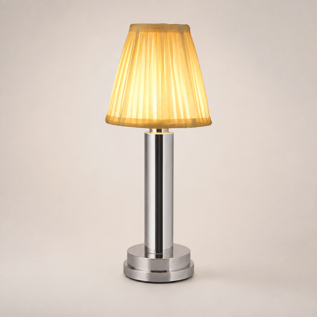 Bedside Table Lamp, Cordless Rechargeable Design, Aluminum Alloy And Fabric, Three Color Temperatures 1