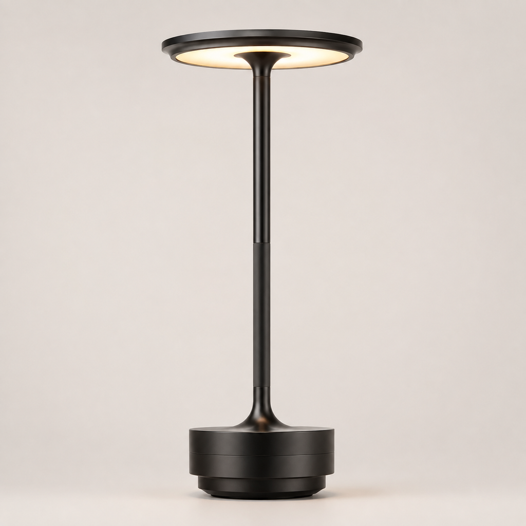 Bedside Table Lamp, Wireless Rechargeable Design, Metal, Touch Control, Dimmable LED Lighting 10