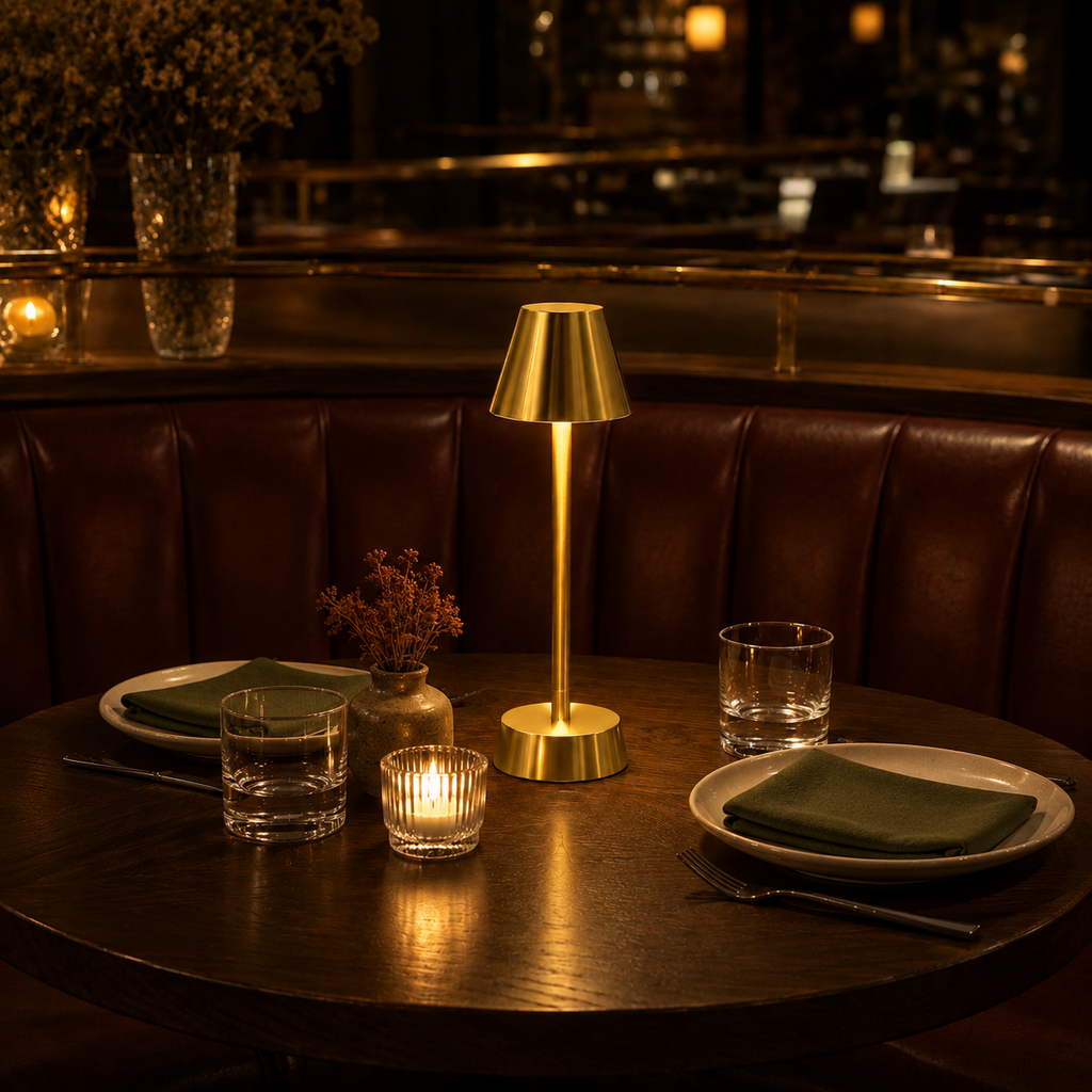 Cordless Table Lamp | 3000K Touch Dimming, Aluminum And Acrylic, Five Finishes 2