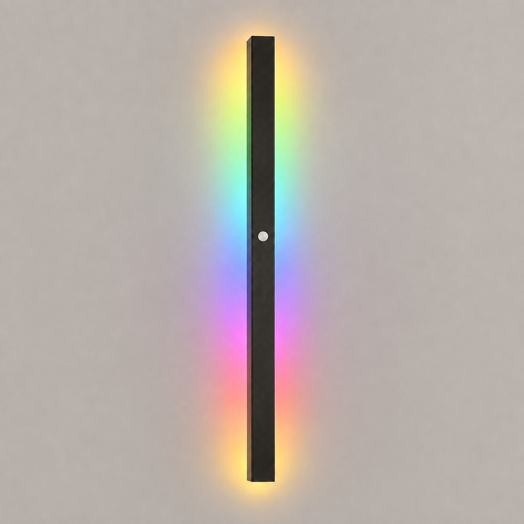 Linear Outdoor and Indoor Wall Sconce, Metal And Acrylic, LED Lighting 11