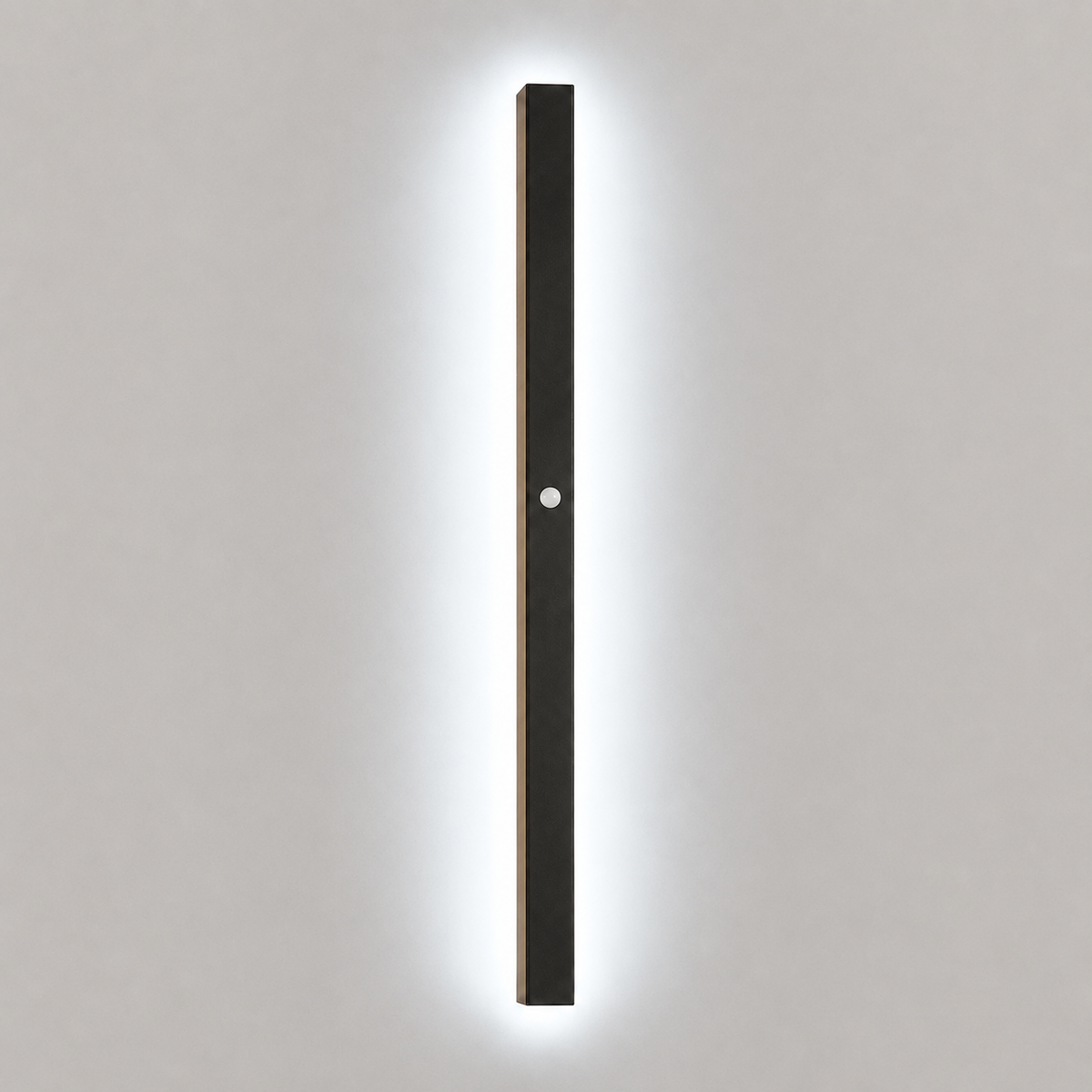 Outdoor Wall Sconce, Linear Vertical Design, Metal And Transparent Acrylic, LED Lighting 11