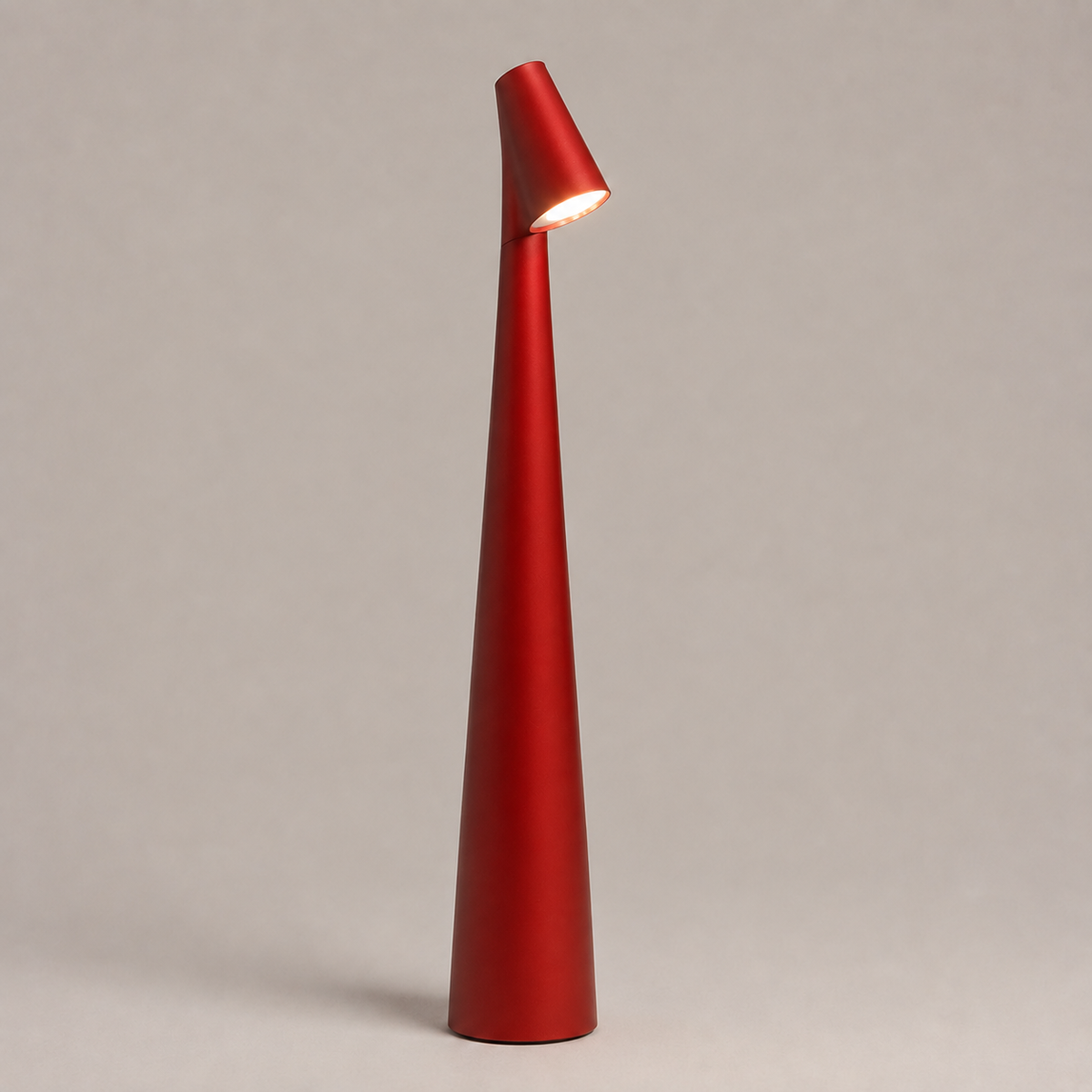Rechargeable Table Lamp, Aluminum, Dimmable 2700K Warm White LED 10