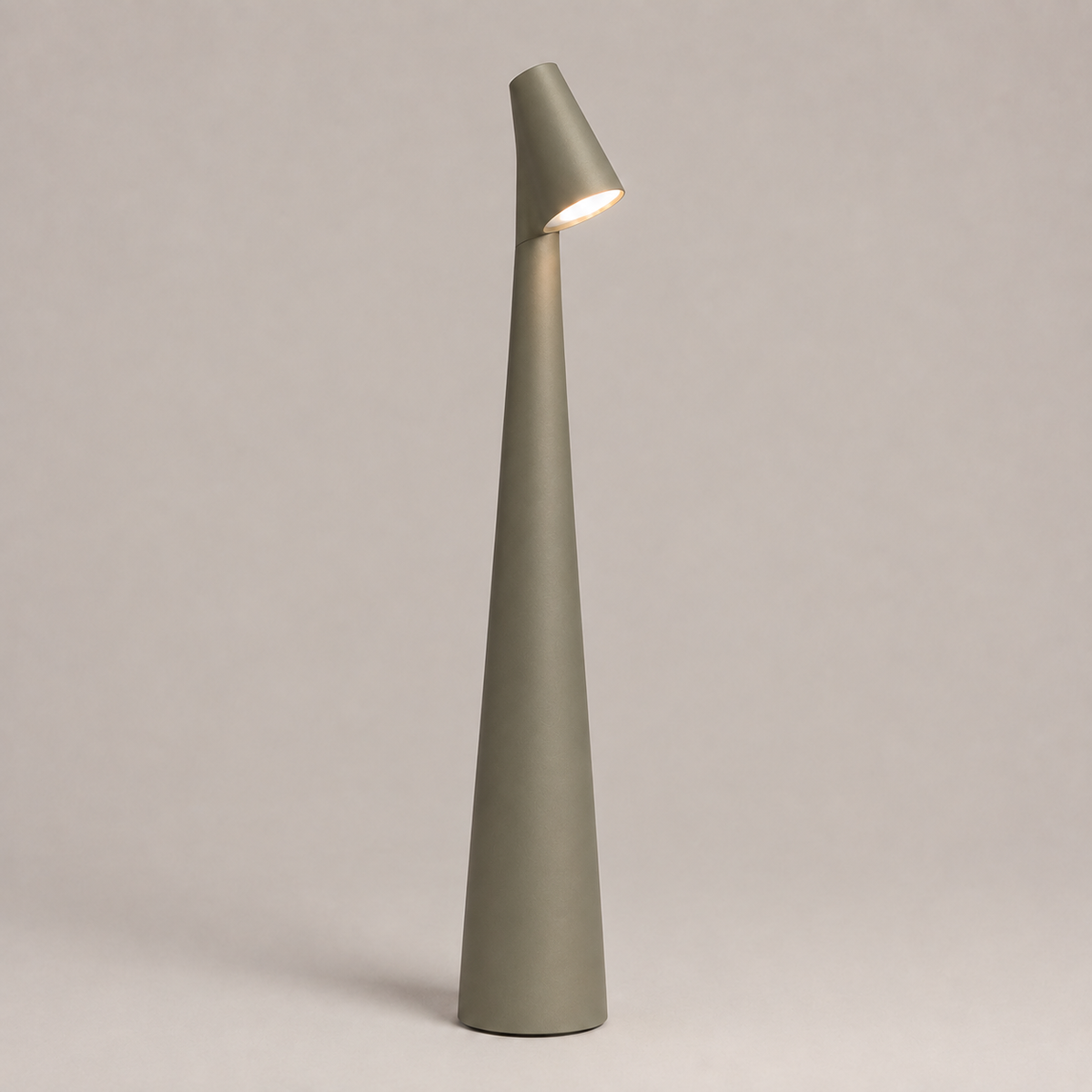 Rechargeable Table Lamp, Aluminum, Dimmable 2700K Warm White LED 12