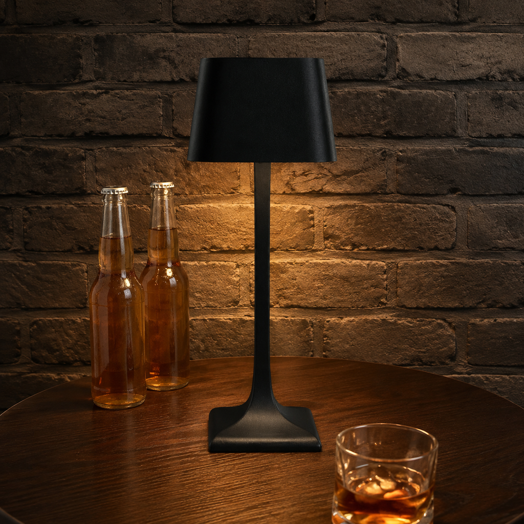 Rechargeable Table Lamp | 2700K Touch Dimming, IP54 Aluminum And Acrylic, Four Finishes 1