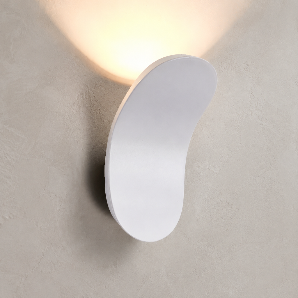 Wall Sconce | Curved Nordic LED Design, Iron, Champagne Finish 13
